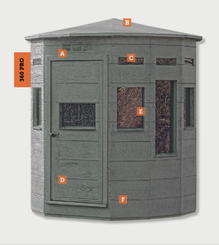 ***CALL FOR AVAILABILITY (616-215-2052) *** 360 Pro Series Blind - 6x6 Bow/Gun Blind -