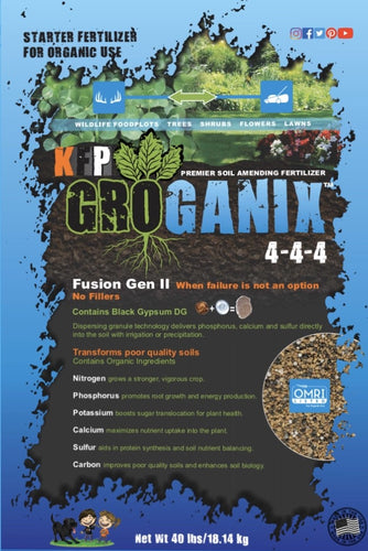 GROGANIX® Fusion Gen II (4-4-4) OMRI rated fertilizer