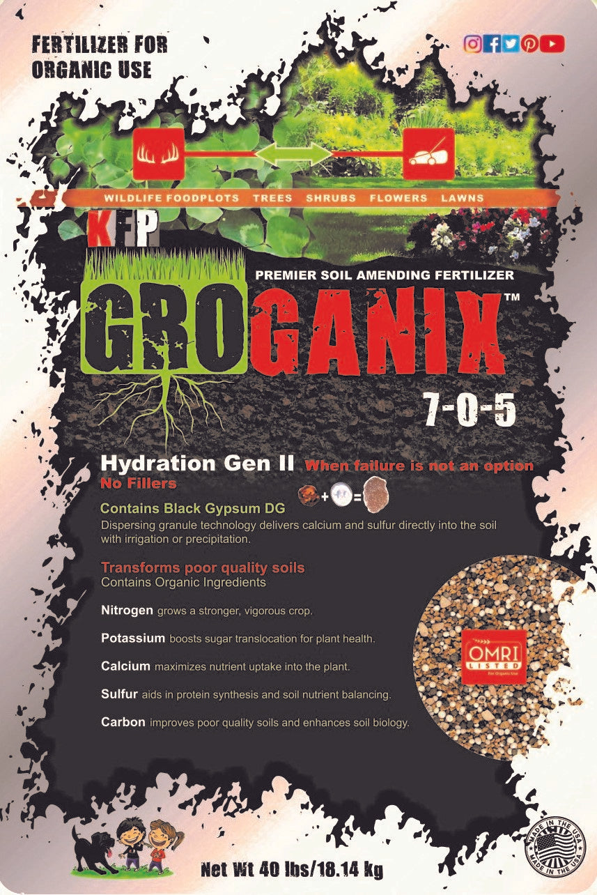 GROGANIX® Hydration GEN II (7-0-5) OMRI rated fertilizer